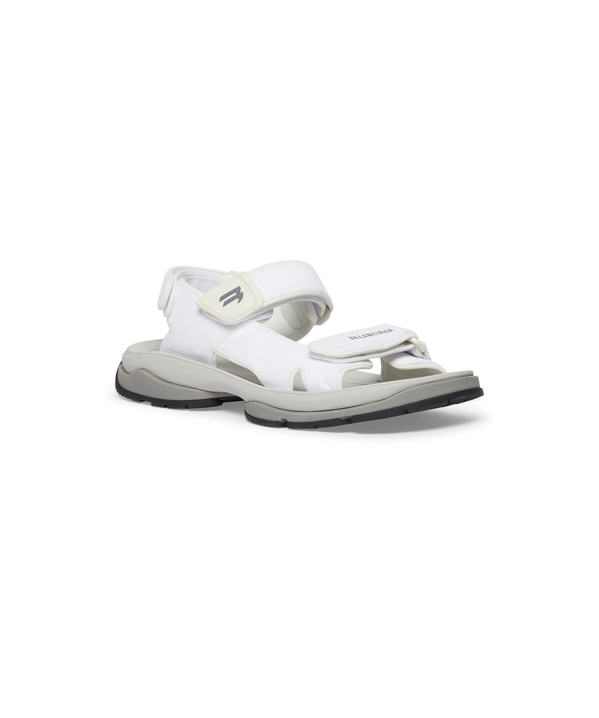 Tourist Sandals - Black & White & Grey