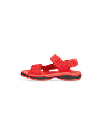 Tourist red & black Sandals - Red & Black