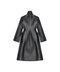 Flare Hourglass Coat - Black