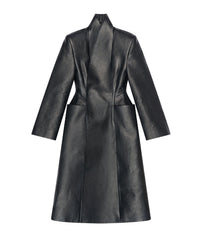 Flare Hourglass Coat - Black
