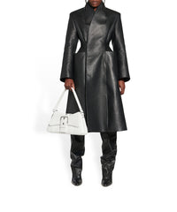 Flare Hourglass Coat - Black