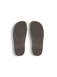 Pool Sandal BB Monogram dark mink grey & brown Clogs - Dark Mink Grey & Brown