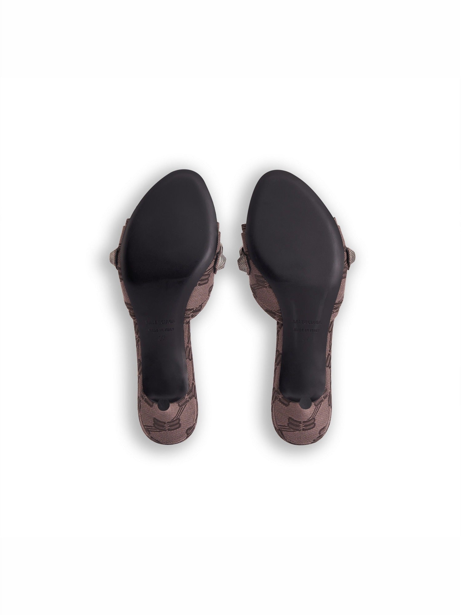 Cagole BB Monogram beige 50mm Sandals - Beige