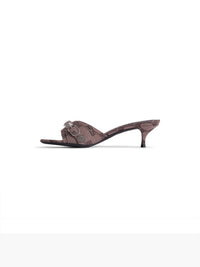 Cagole BB Monogram beige 50mm Sandals - Beige