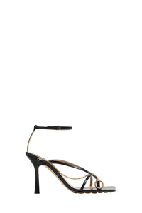 Stretch Strap black 90mm Sandals - Black