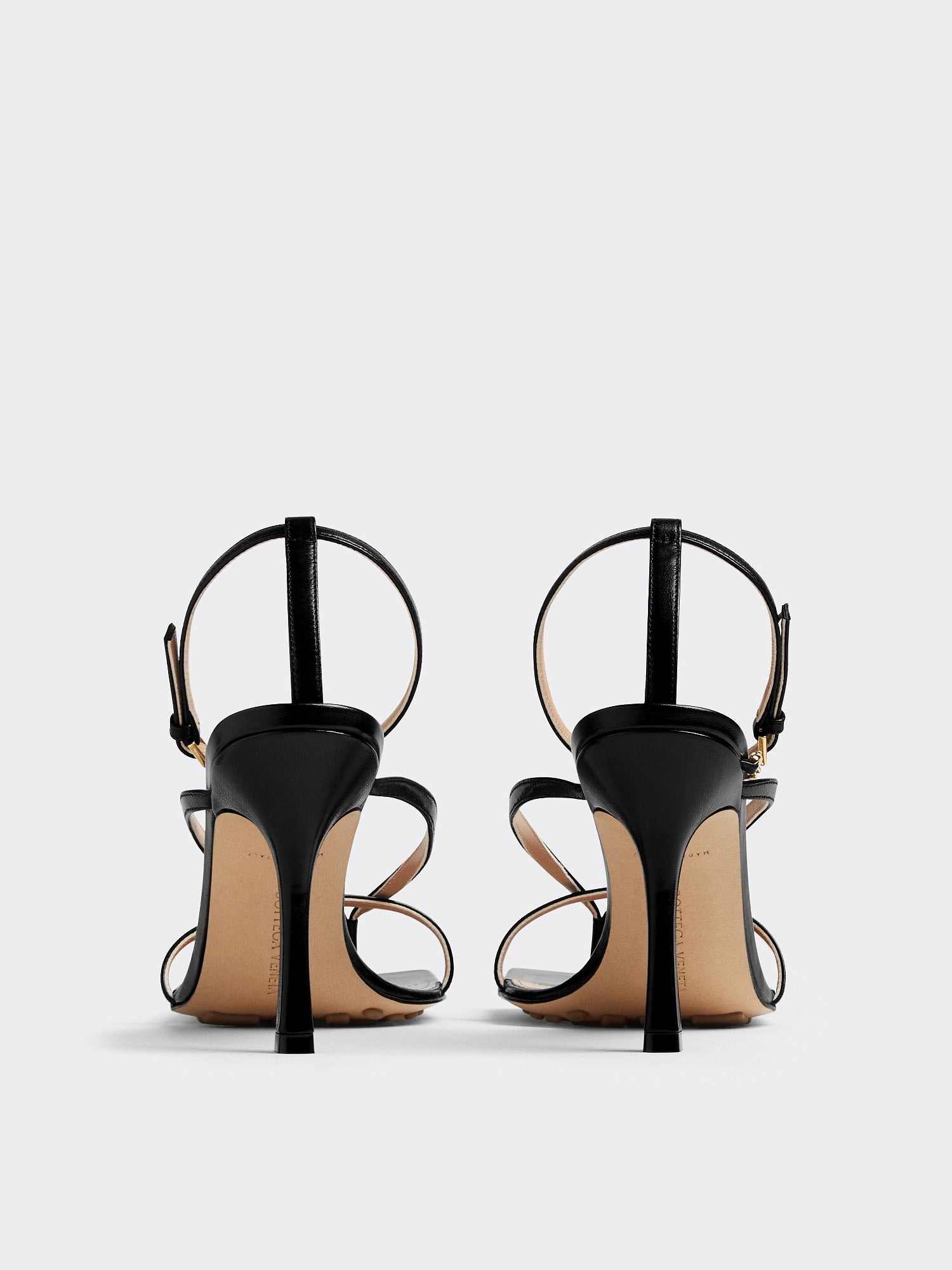 Stretch Strap black 90mm Sandals - Black