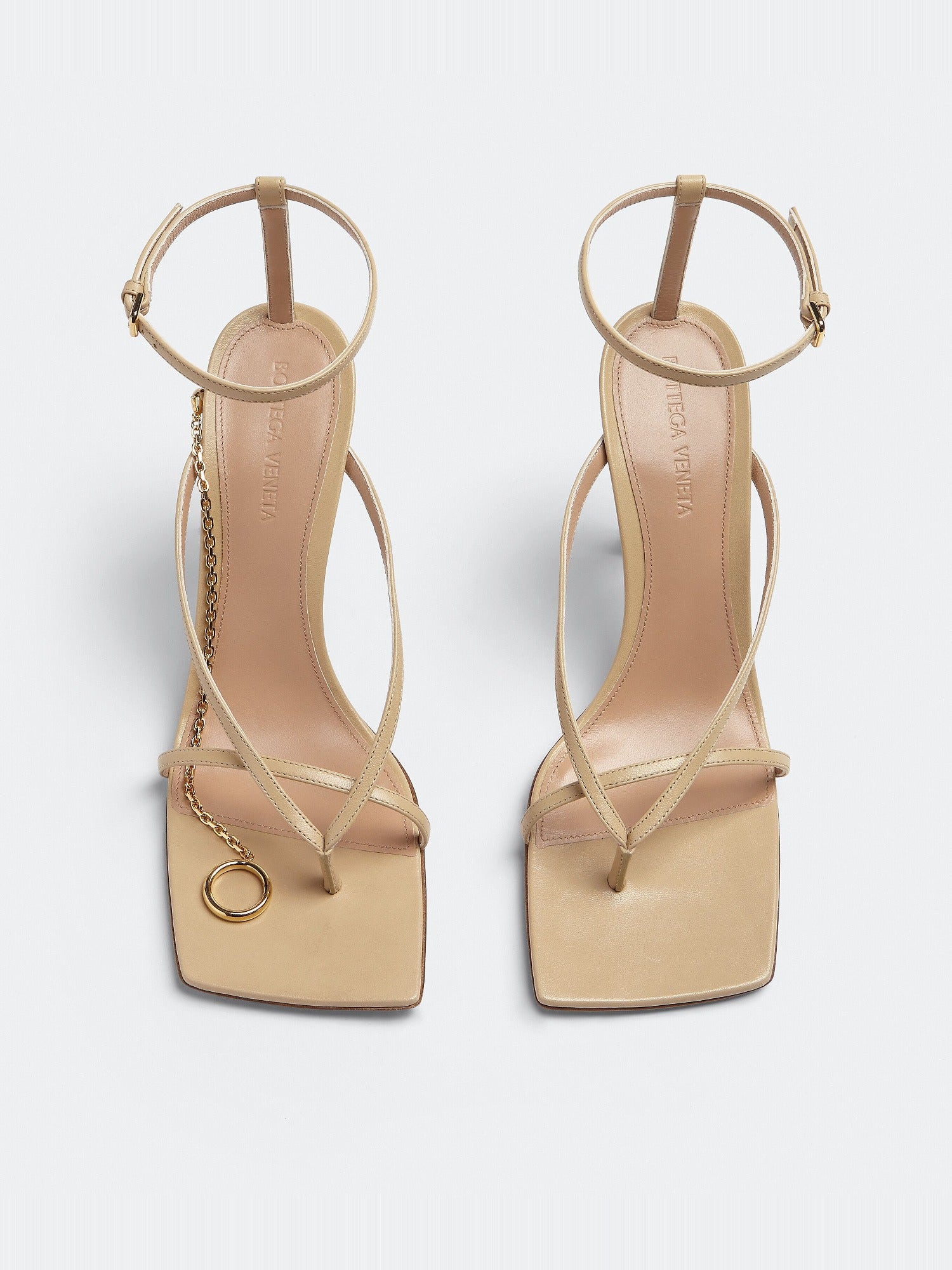 Stretch Strap cane sugar 90mm Sandals - Cane Sugar