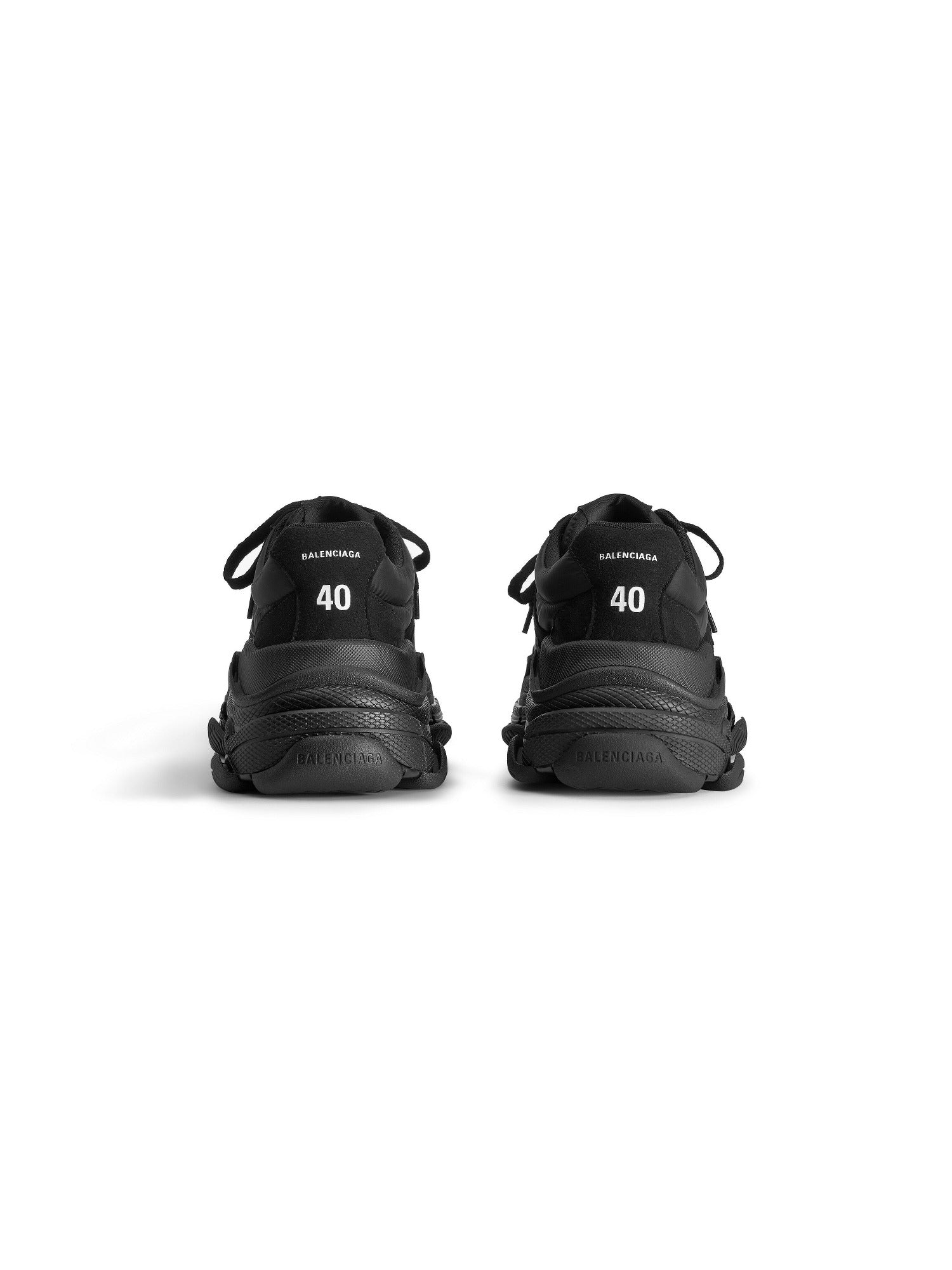 Triple S black Sneakers - Black