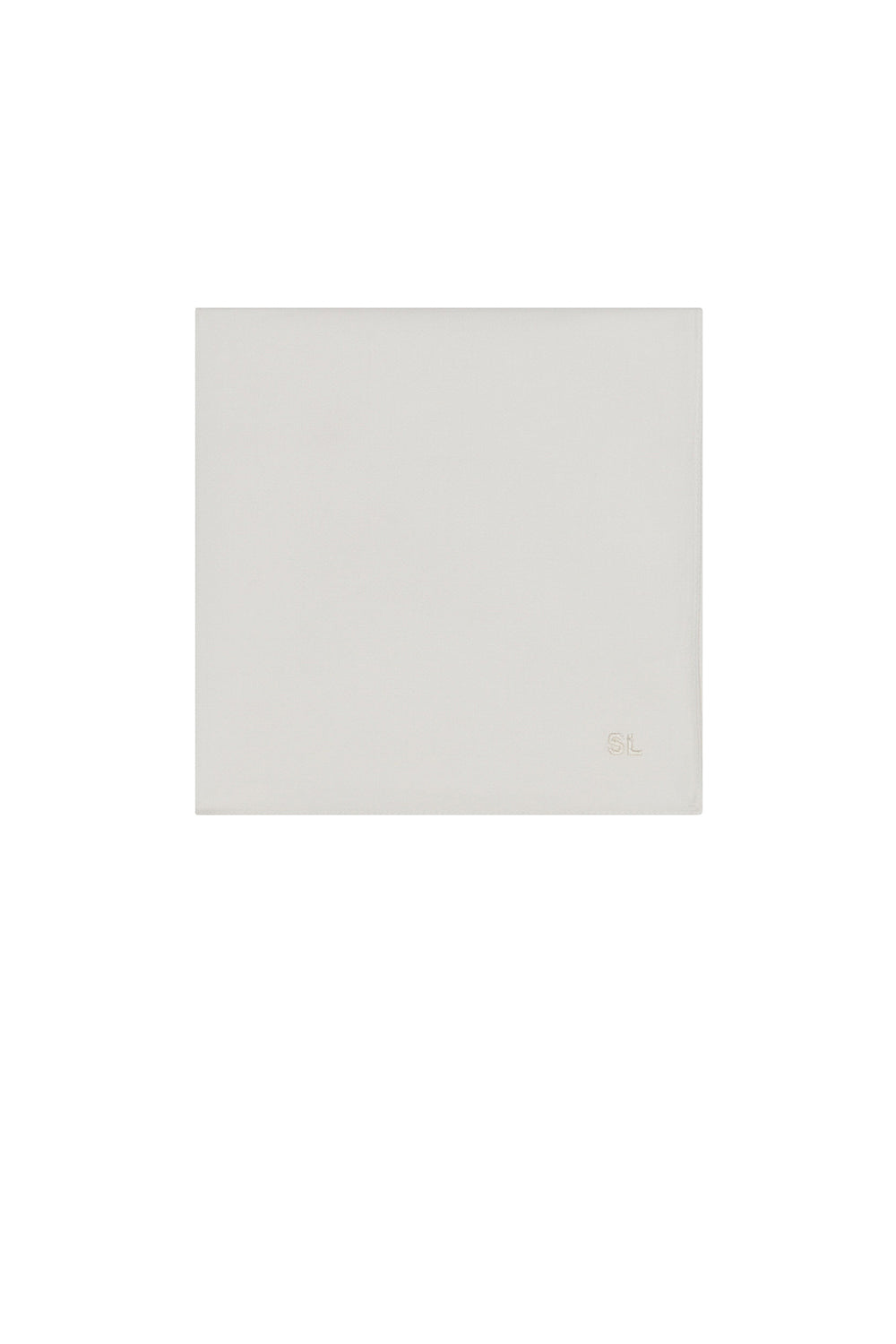 Signature Pocket Square off white Scarf - Off White