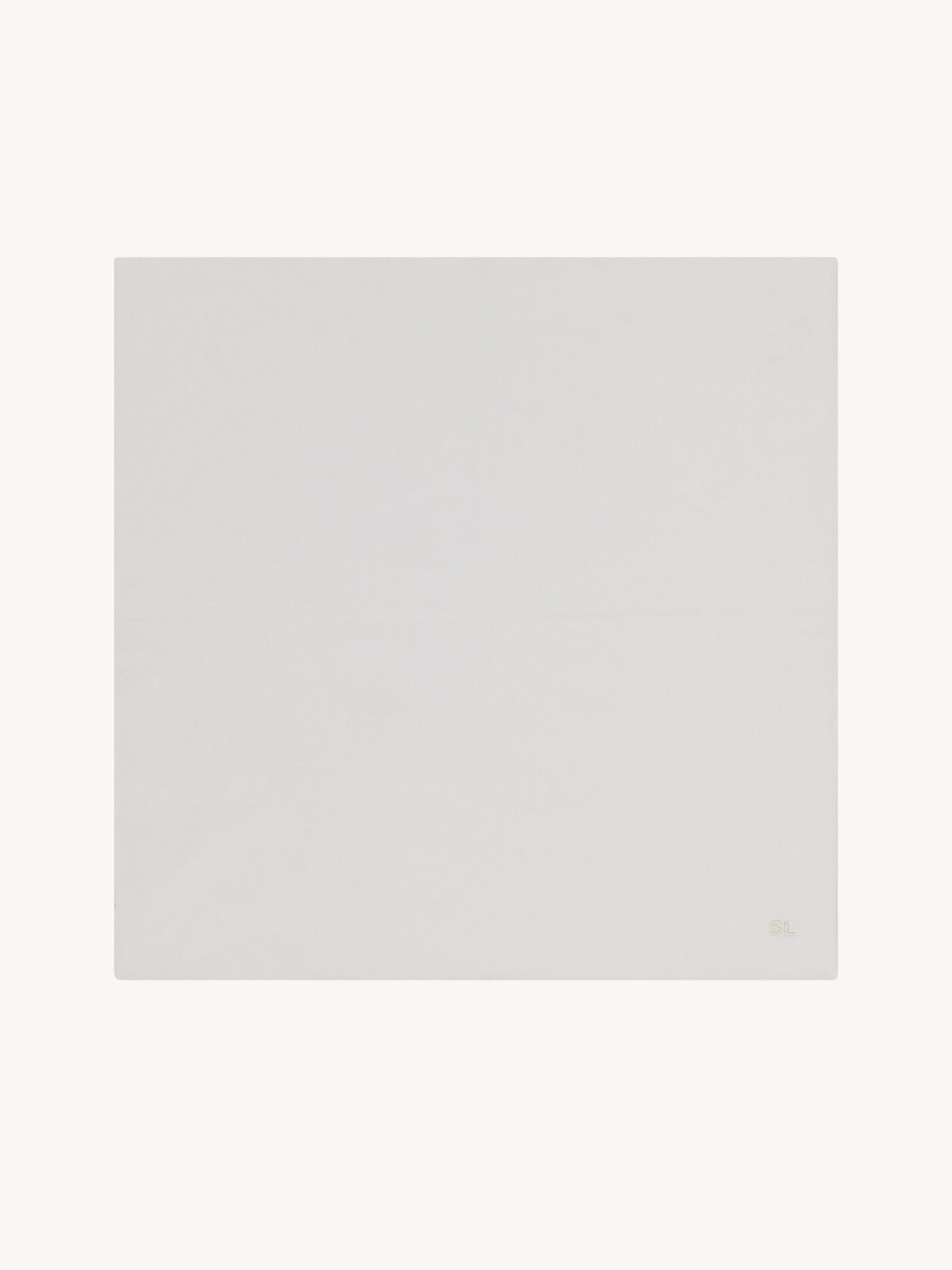 Signature Pocket Square off white Scarf - Off White