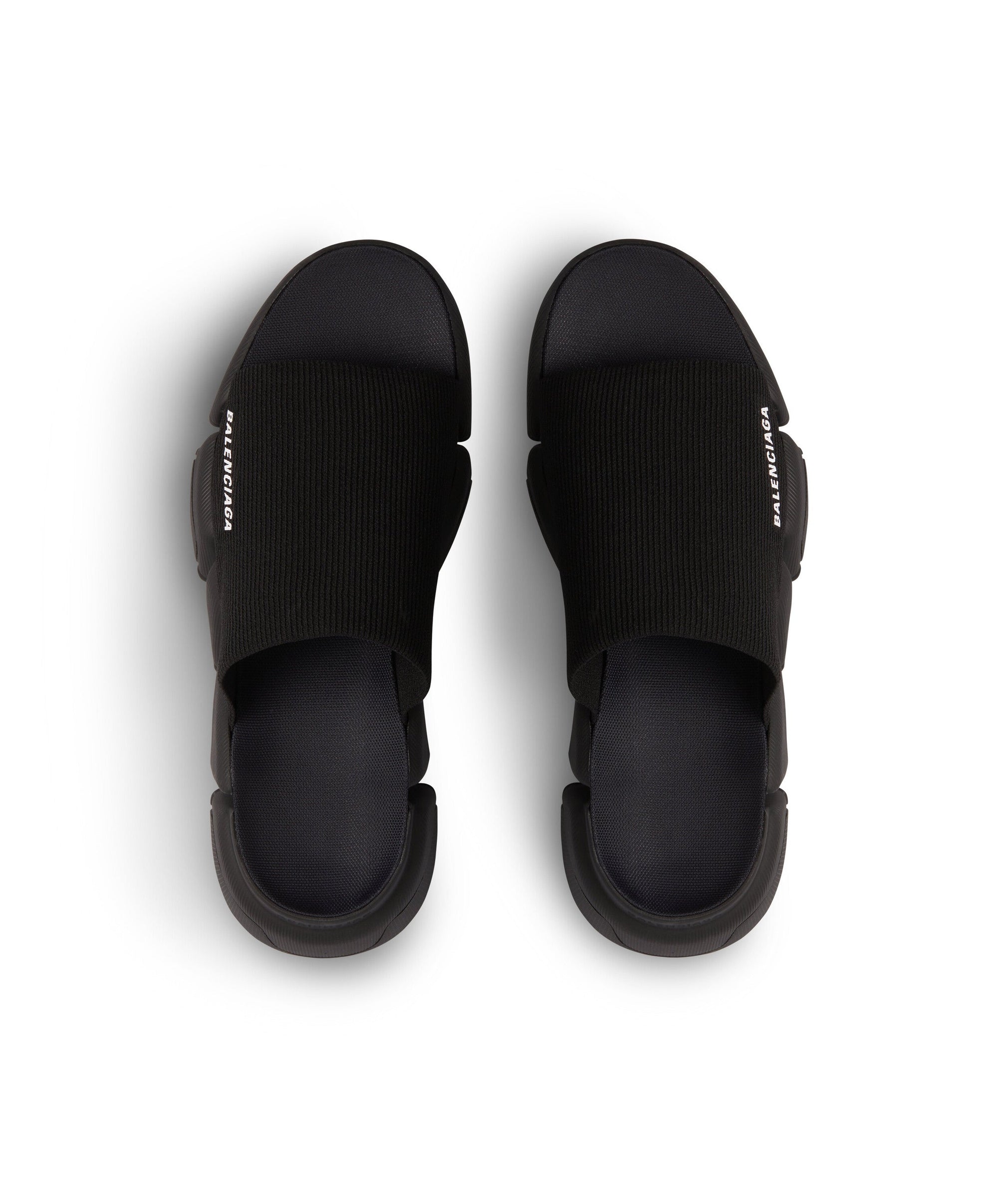 Speed 2. Recycled Knit Slide Sandals - Black