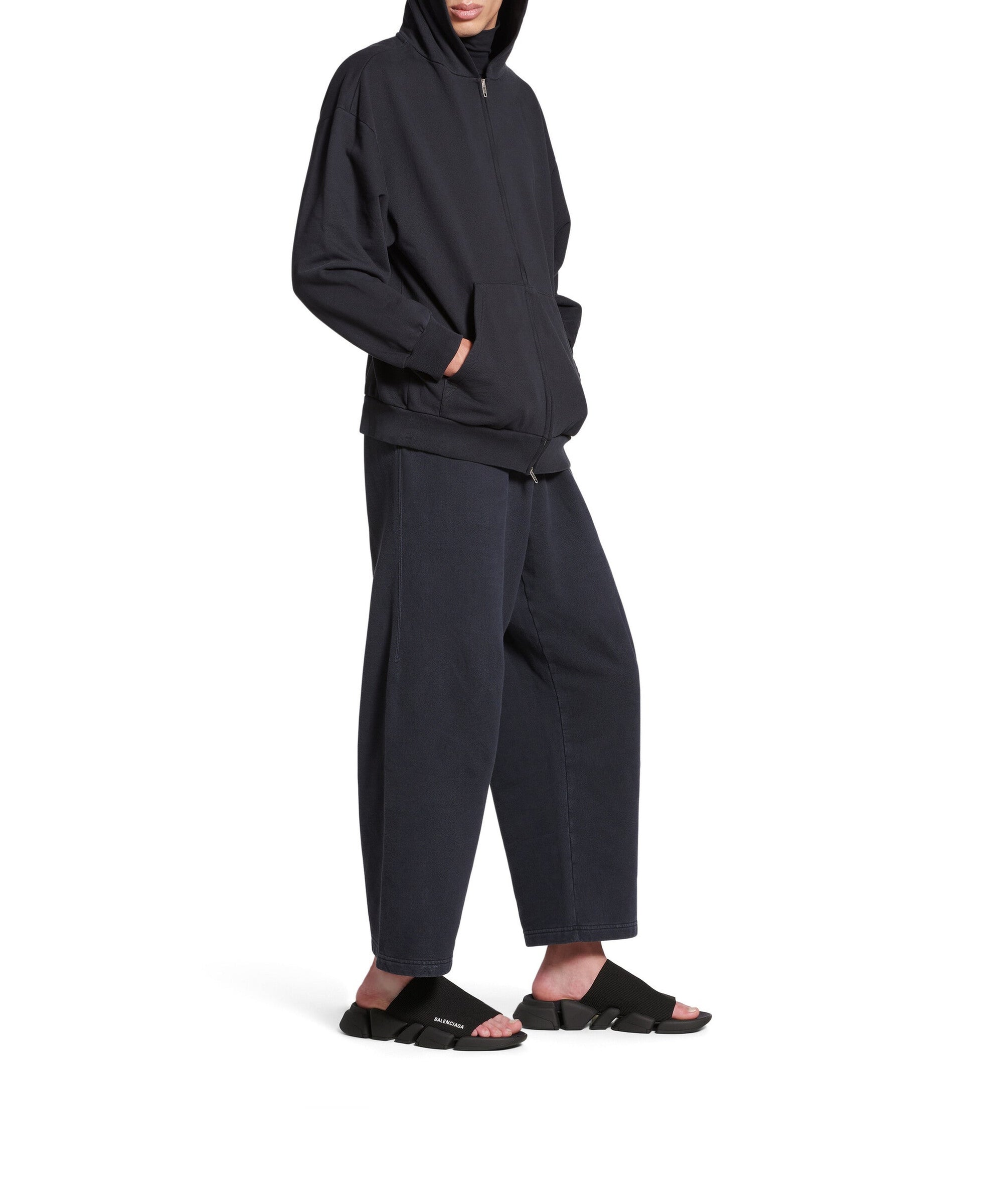 Speed 2. Recycled Knit Slide Sandals - Black