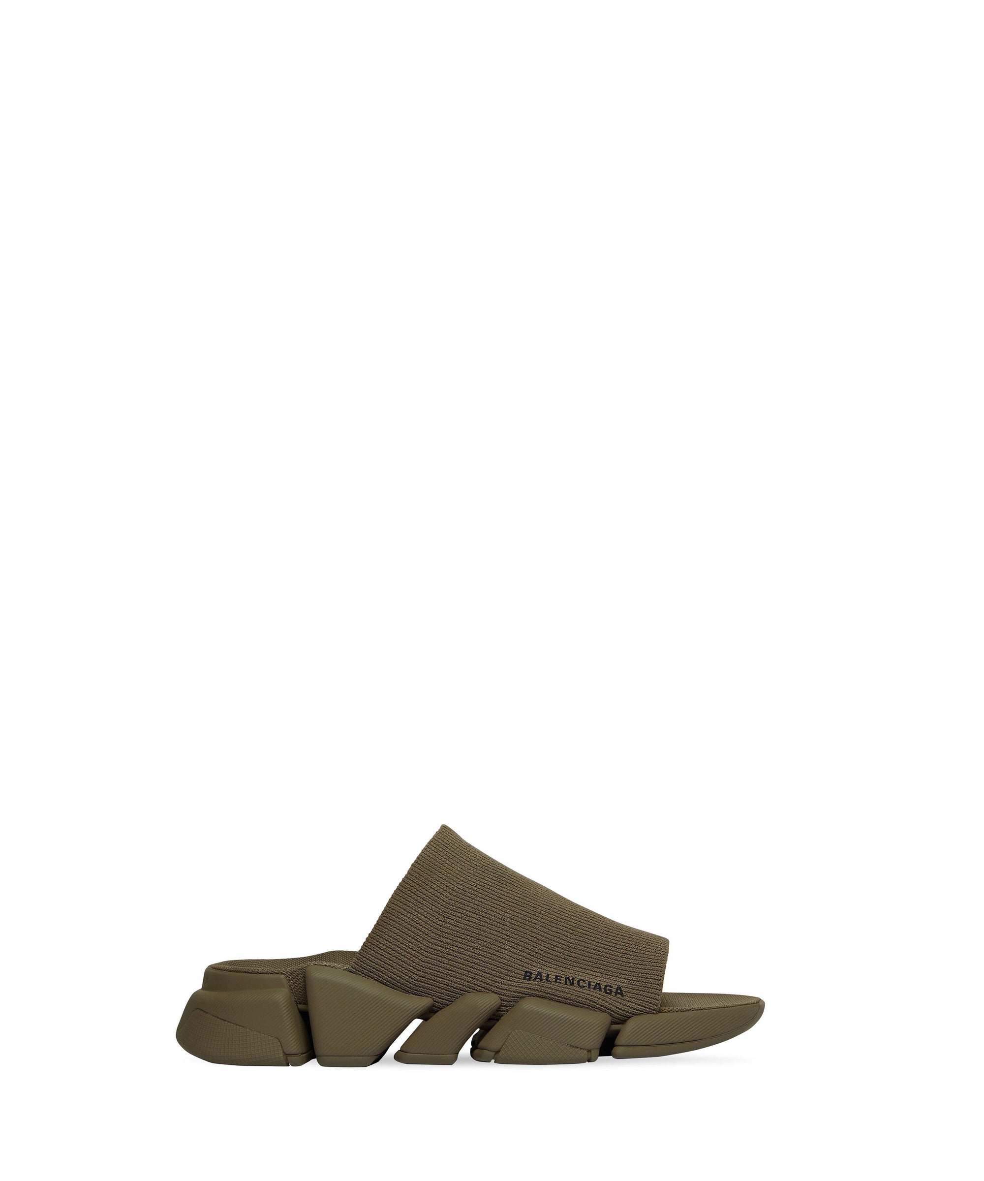 Speed 2. Recycled Knit Slide Sandals - Taupe