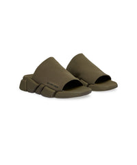 Speed 2. Recycled Knit Slide Sandals - Taupe