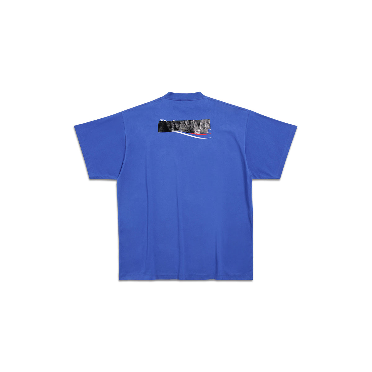 Gaffer T-Shirt Oversized - Indigo & White & Red