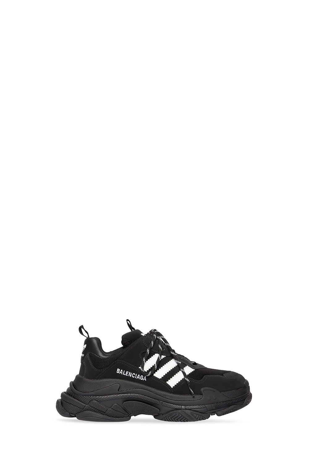 Balenciaga x Adidas Triple S black & white Sneakers - Black & White