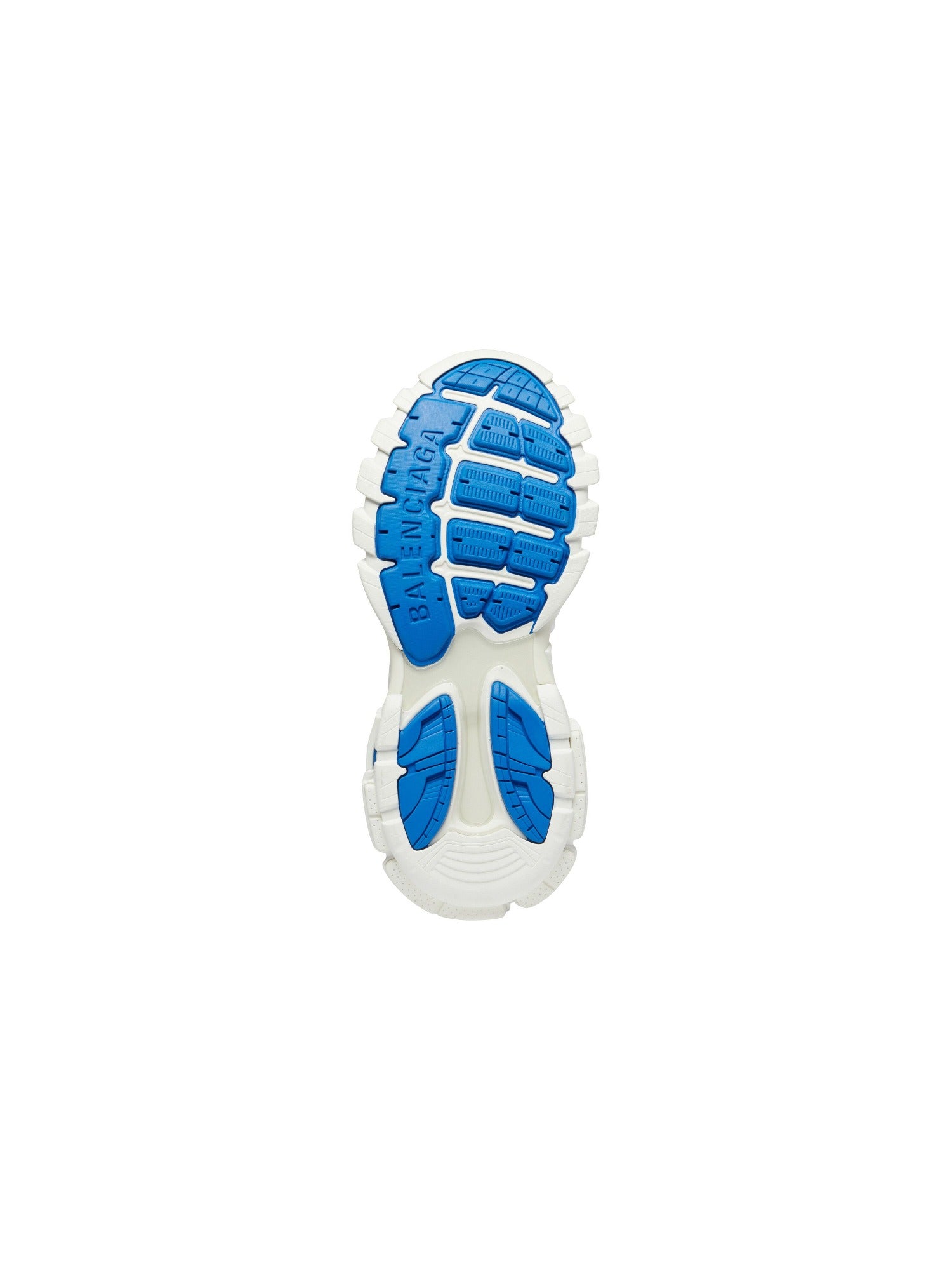 Balenciaga x Adidas Track Forum white & blue Sneakers - White & Blue