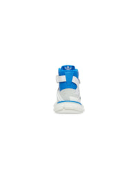 Balenciaga x Adidas Track Forum white & blue Sneakers - White & Blue