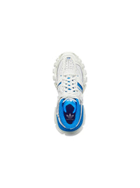 Balenciaga x Adidas Track Forum white & blue Sneakers - White & Blue