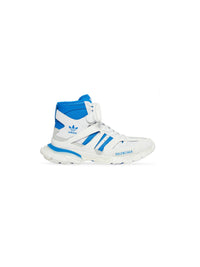 Balenciaga x Adidas Track Forum white & blue Sneakers - White & Blue