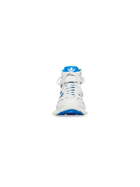 Balenciaga x Adidas Track Forum white & blue Sneakers - White & Blue