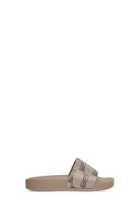 Pool BB Monogram dark mink grey & brown Sandals - Dark Mink Grey & Brown