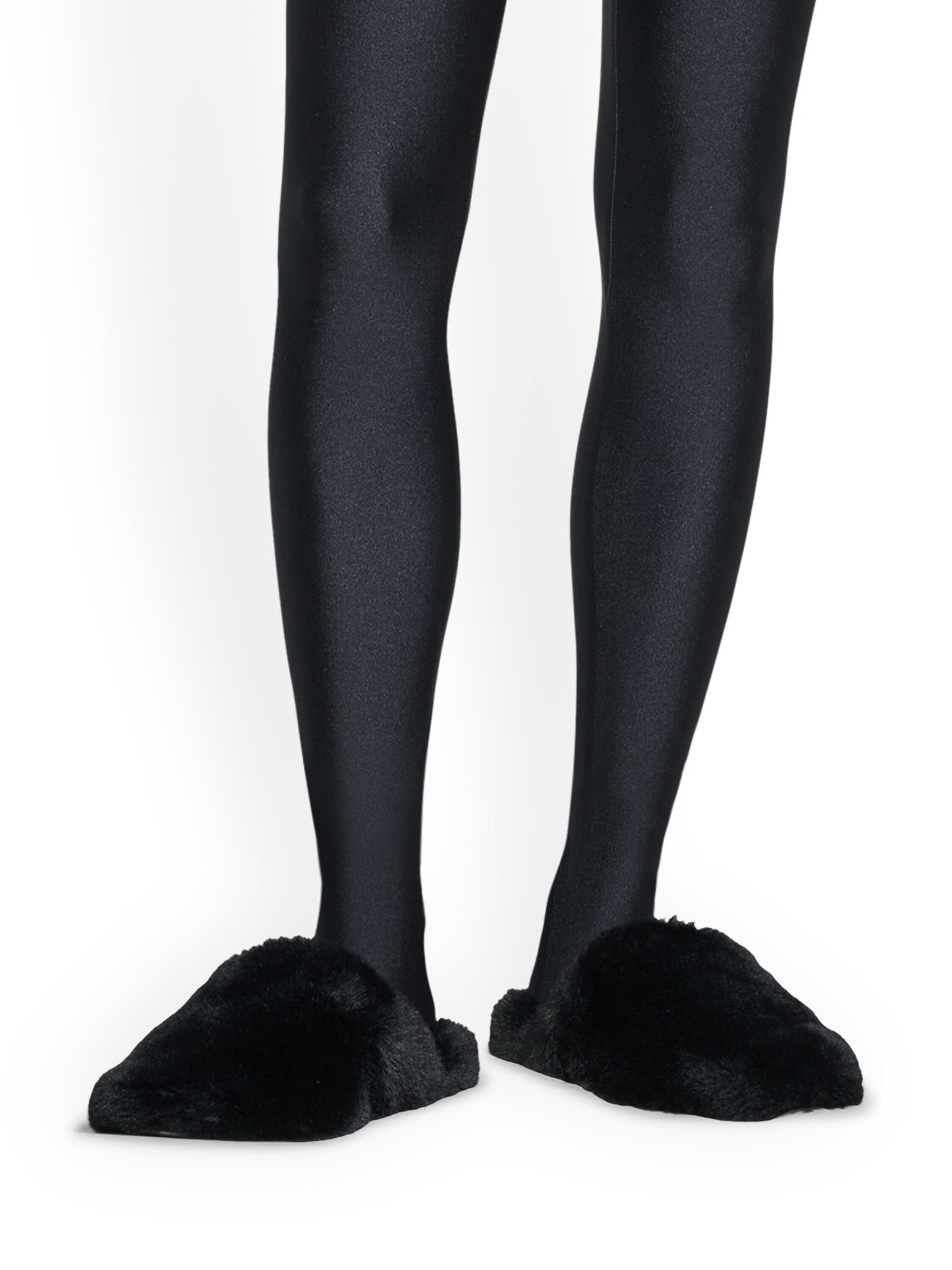 Teddy black Mules - Black