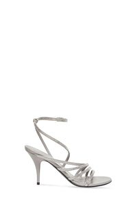 Glow with rhinestones crystal 90mm Sandals - Crystal