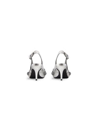 Cagole silver 70mm Pumps - Silver