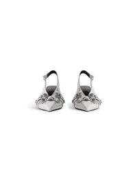 Cagole silver 70mm Pumps - Silver