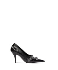 Cagole 90 Pumps - Black & Silver