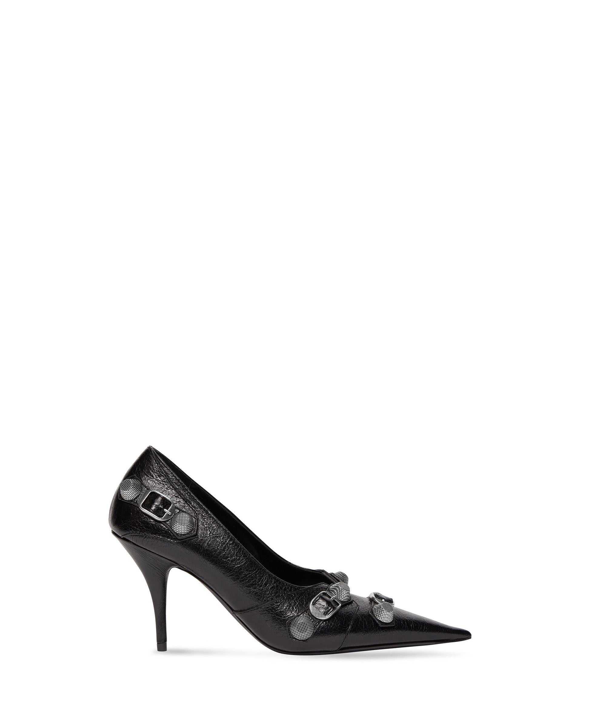 Cagole 90 Pumps - Black & Silver