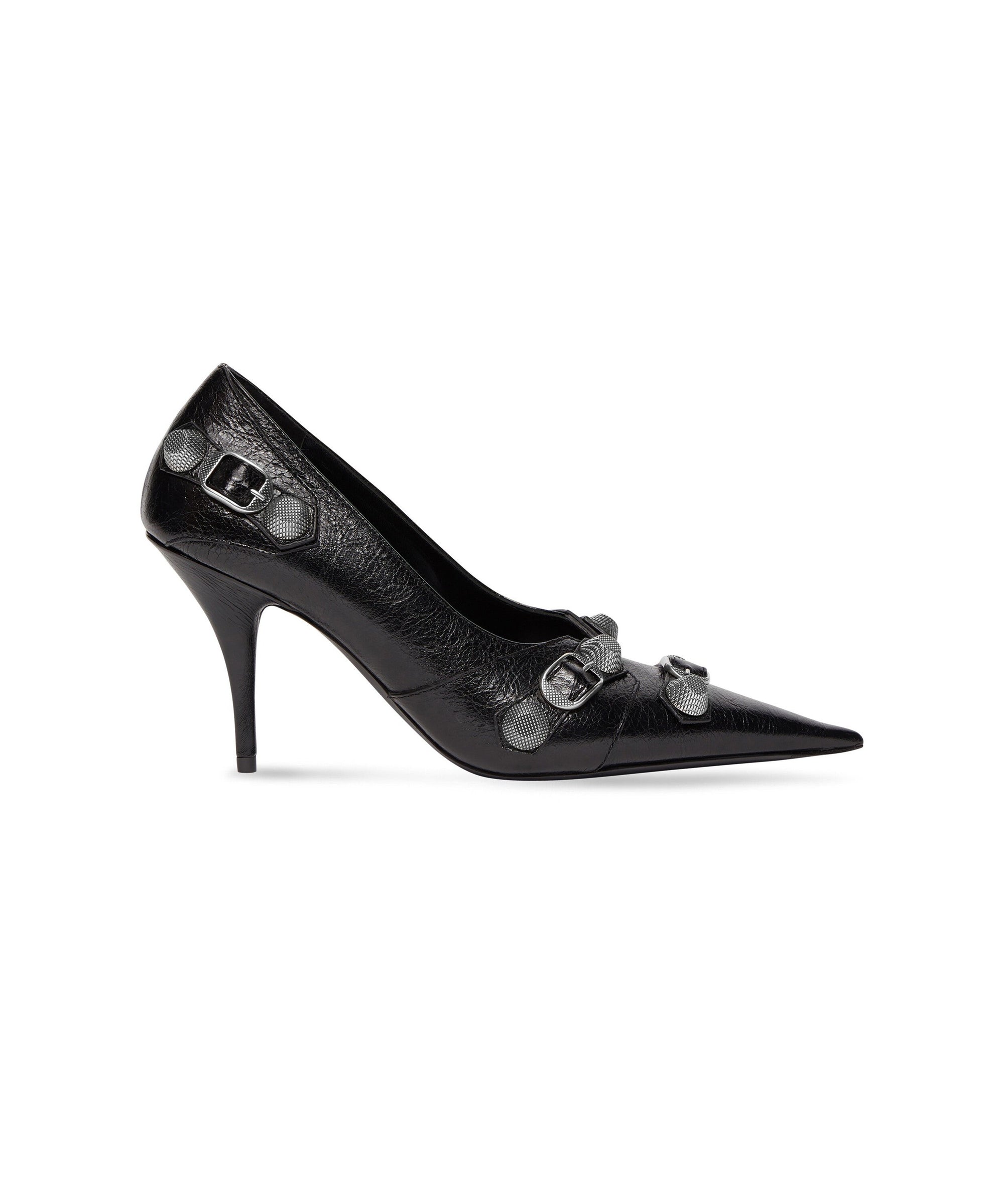Cagole 90 Pumps - Black & Silver