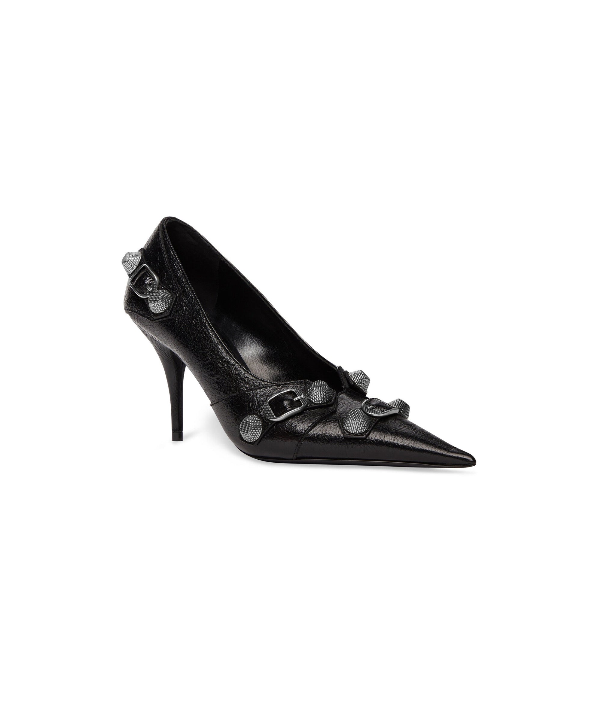 Cagole 90 Pumps - Black & Silver