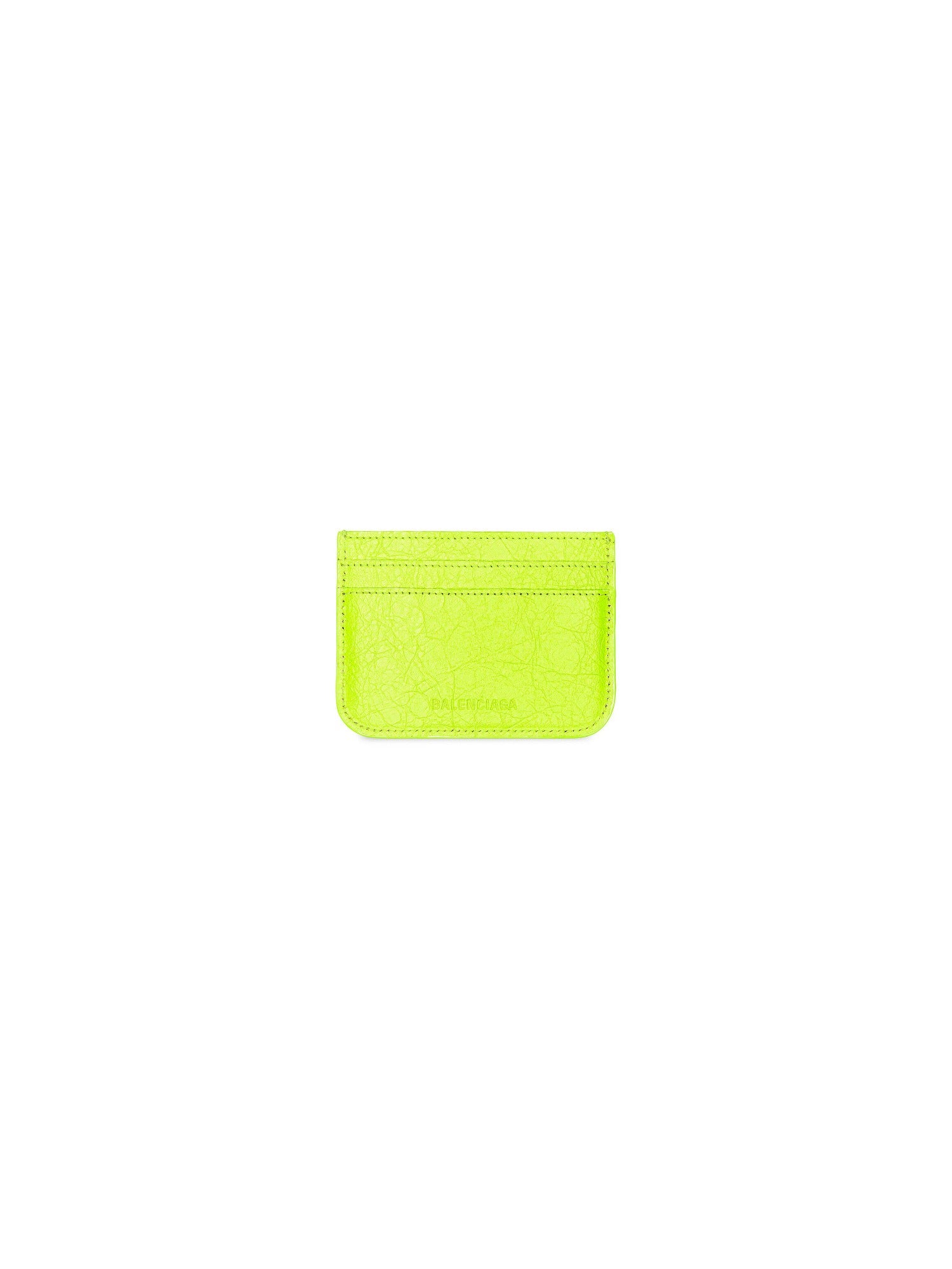 Le Cagole fluo yellow Card Holder - Fluo Yellow