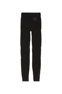 Jacquard black & grey Leggings - Black & Grey