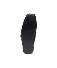 Cosy Cagole Mules - Black & Gold