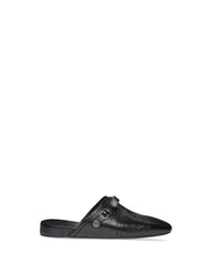 Cosy Cagole Mules - Black & Gold
