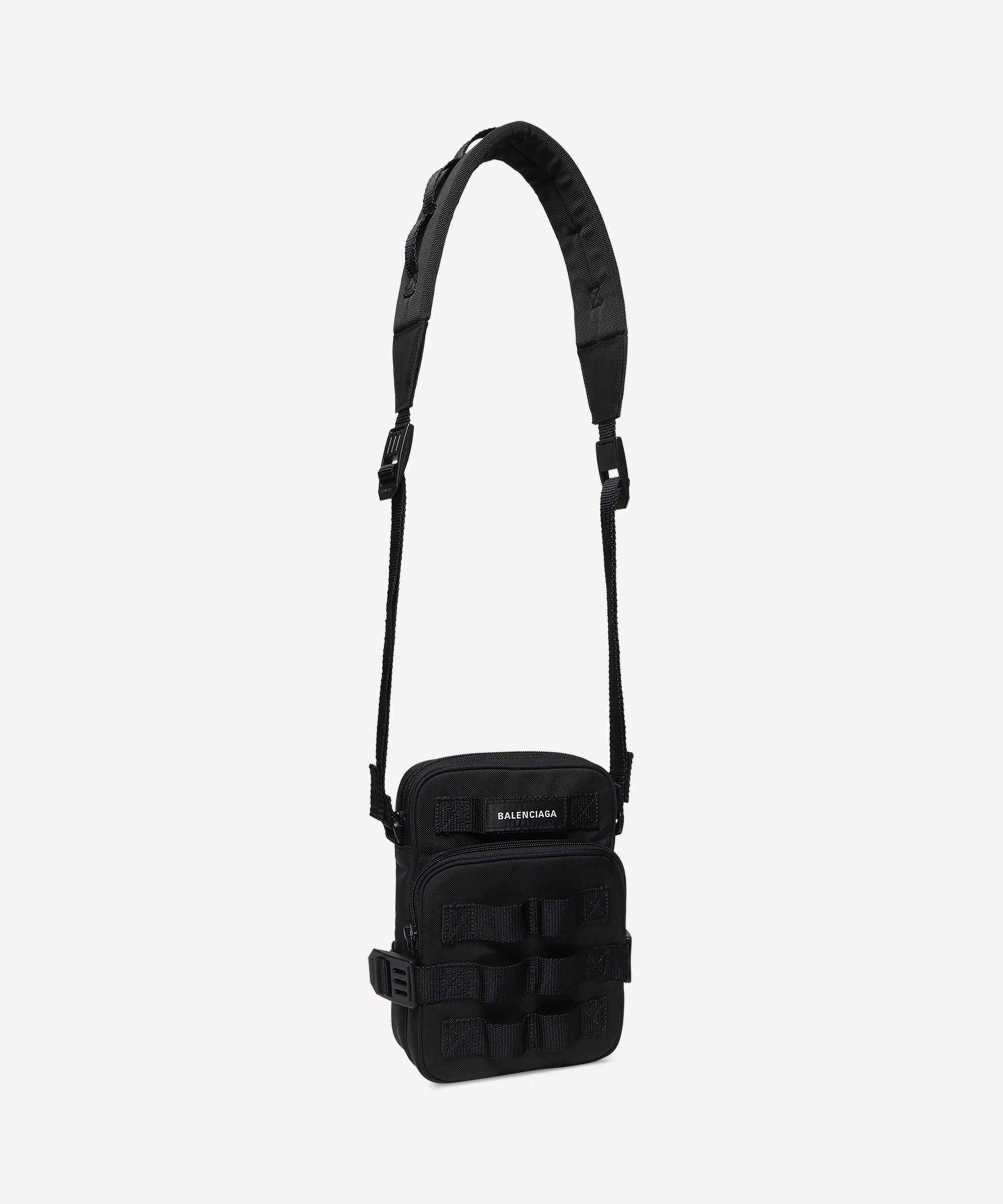 Army Crossbody Messenger Bag - Black