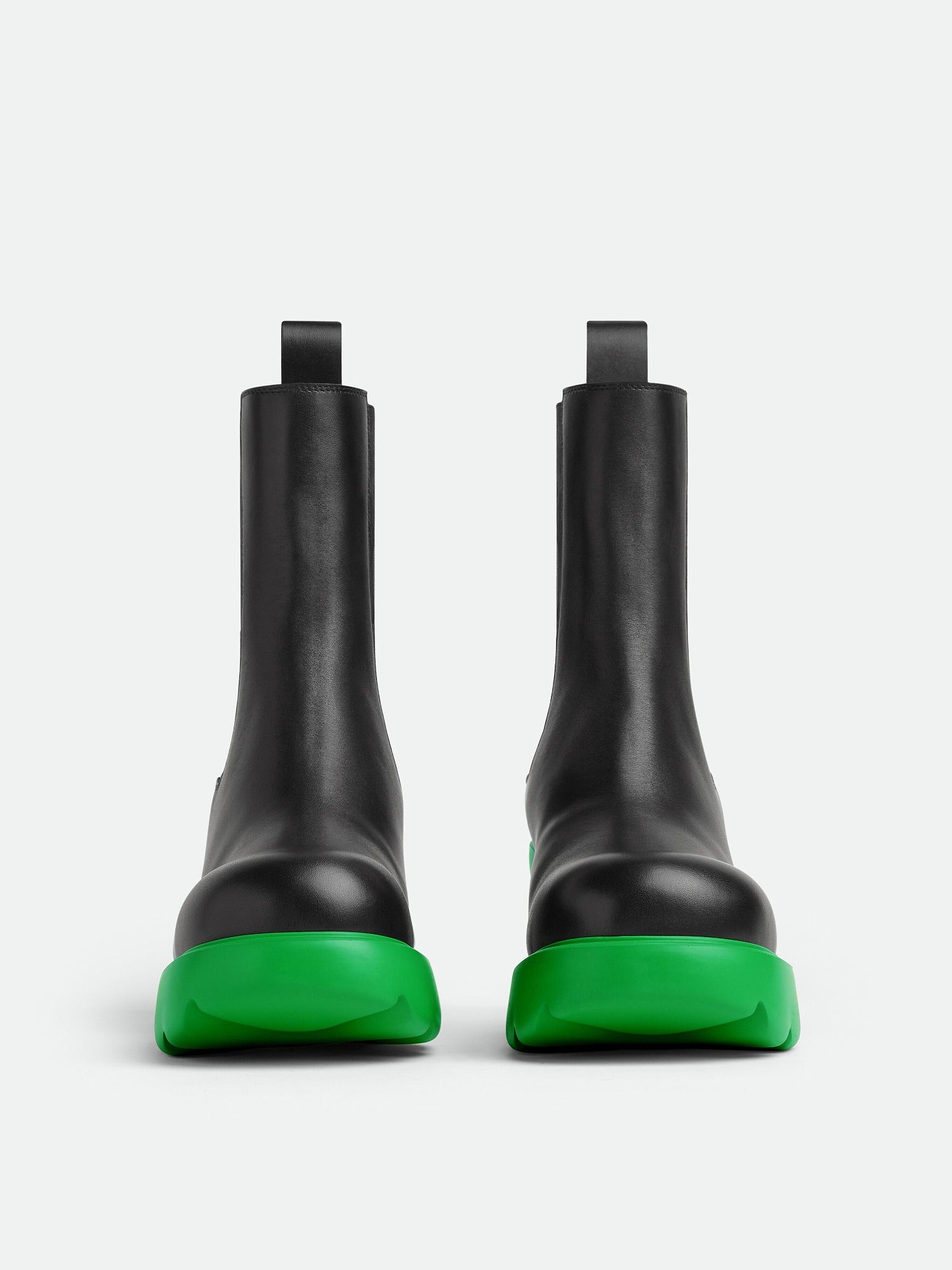 Flash black & parakeet 95mm Chelsea Boots - Black & Parakeet