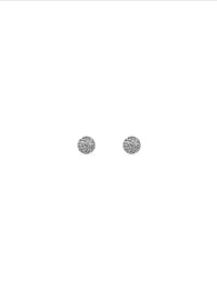 Cagole Spike ant silver & crystal Earrings - Ant Silver & Crystal
