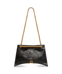 Crush Chain Bag Large - Black