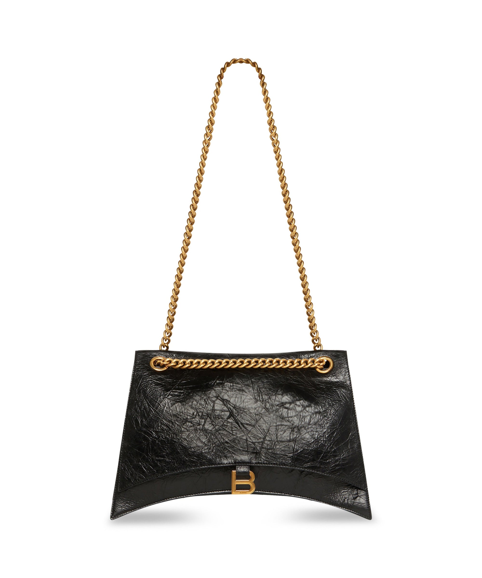 Crush Chain Bag Large - Black