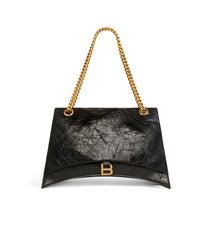 Crush Chain Bag Large - Black