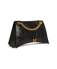 Crush Chain Bag Large - Black