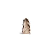 CRUSH / Crush Large Chain Bag Quilted - Taupe