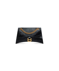 Crush Chain Bag Small - Black