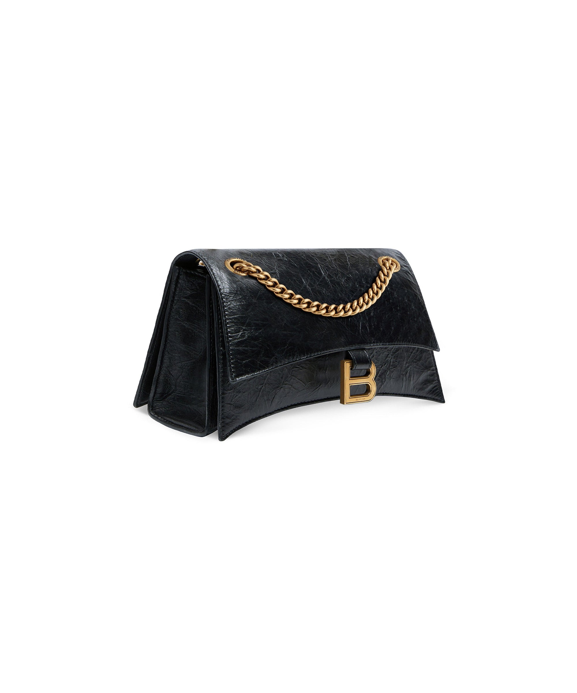 Crush Chain Bag Small - Black