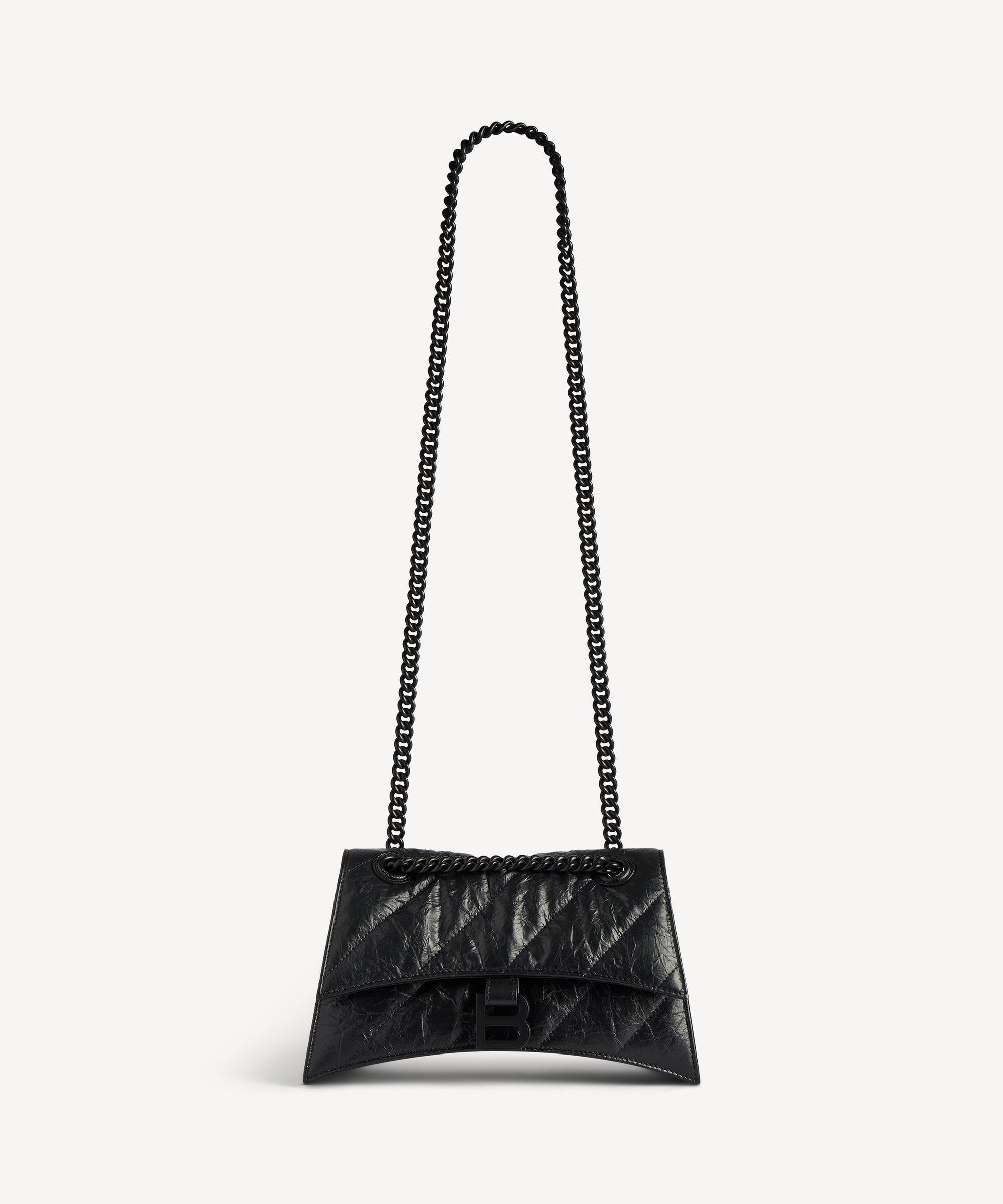 Crush Chain Bag Small - Black