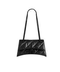 Crush Chain Bag Small - Black